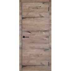 Дверь межкомнатная Леском Роял 1 Дуб пацифика, глухое полотно, кромка